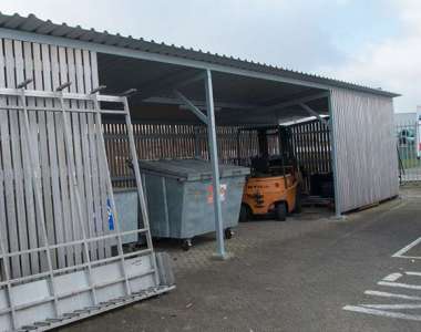 klant overkapping carport berging